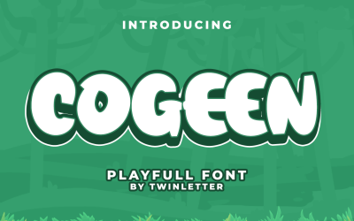 Cogeen - 俏皮的显示字体