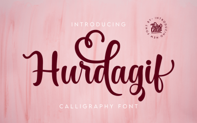 Hurdagif Script Calligraphy Font