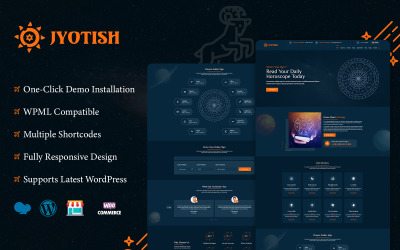 Jyotish - Астрологія WordPress Тема