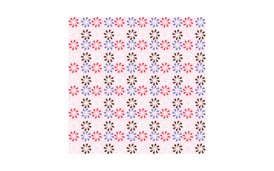 Blumenstoff-Designmuster