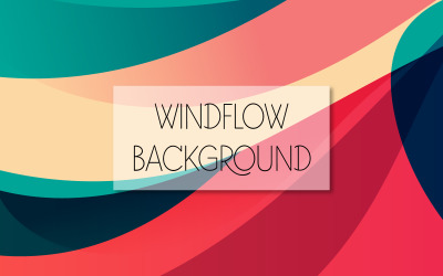 免费 Windflow 背景 - 彩色背景