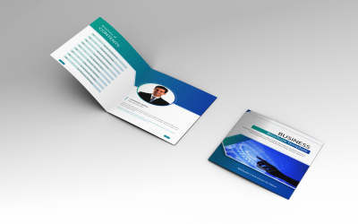 Компания A4 Brochure Mockup - Psd шаблоны для социальных сетей