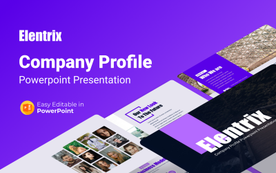 Elentrix - Шаблон презентації профілю компанії