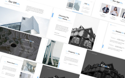 Estatia Immobilien Powerpoint-Vorlage