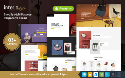 Interio - Багатофункціональна адаптивна тема Shopify для меблів та інтер’єрів