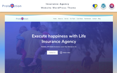 Protection - Thème WordPress pour site Web d'agence d'assurance