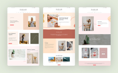 Sarah - премиум-тема WordPress