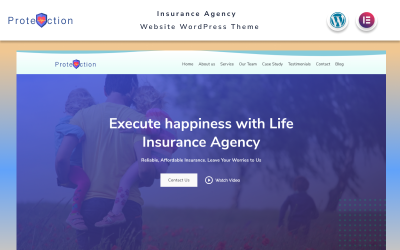 Schutz - Versicherungsagentur Website WordPress Theme