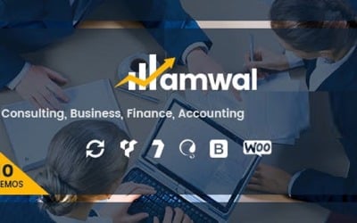 Amwal | Consulenza finanziaria-modello di sito Web HTML5 premium multiuso