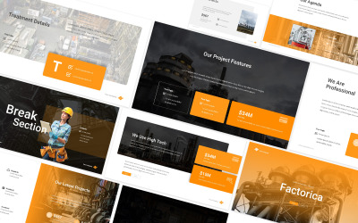 Factorica Factory Ipari Googleslides sablon