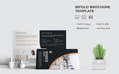 Business Firsth - Modelo de folheto Bifold