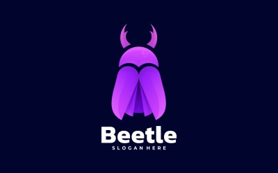 Käfer Logostil mit Farbverlauf