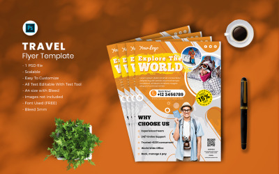 Travel flyer Template vol-07
