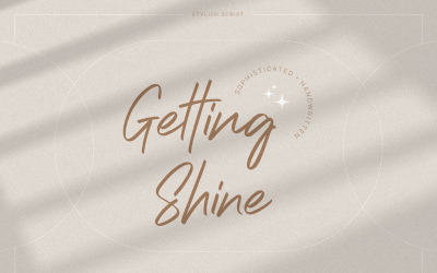 Getting Shine - Snygga skriptfonter