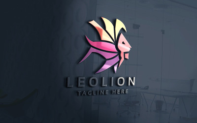 Logotipo profissional da Lion Power Esport