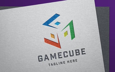 Logotipo profissional do Game Cube