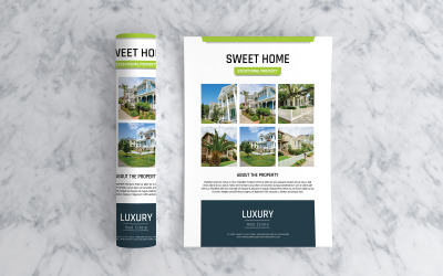 Real Estate Flyer Template | Editable in word, Photoshop and Illustrator