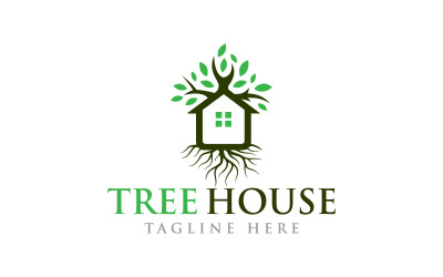 Trädhus Eco Home Real Estate Logotyp