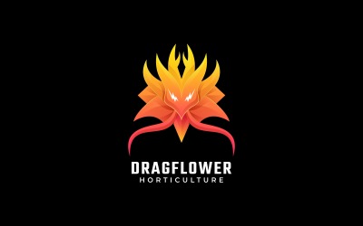 Dragon Flower Gradient -logotyp