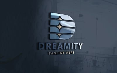 Dreamity Letter D professioneel logo