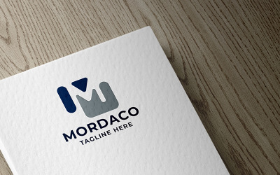 Logotipo Profissional Mordaco Letter M