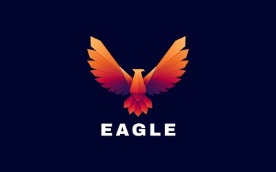 Vector Eagle Kleurrijk Logo