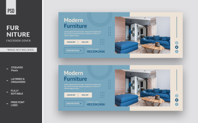Mobili creativi Facebook Banner Timeline Cover Social Media
