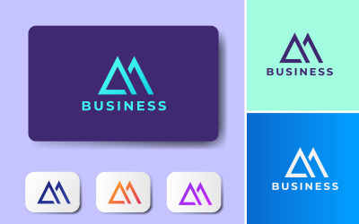 Modern Letter A-logo, minimaal bedrijfslogo of bedrijfslogo, logo voor branding Vector