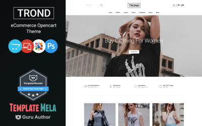 Trond - Fashion OpenCart 3 Theme