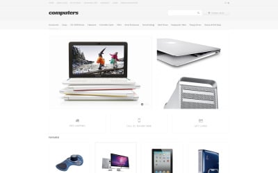 Адаптивний шаблон OpenCart безкоштовного комп’ютерного магазину