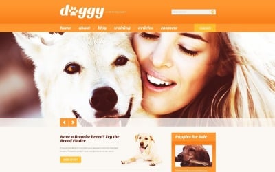 Безкоштовна адаптивна тема WordPress для собак