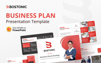 Bostonic İş Planı PowerPoint Sunum Şablonu