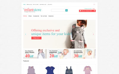 Free Baby Store Responsive OpenCart Template