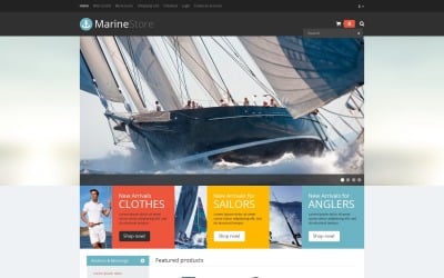 Free Boating Responsive OpenCart Template