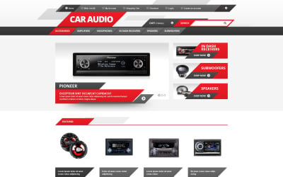 Free Car Audio Responsive OpenCart Template