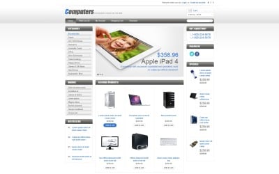 Gratis Gadgets Store OpenCart-sjabloon