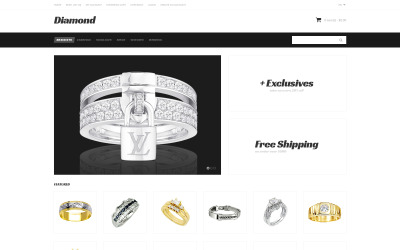 Gratis smycken Responsive OpenCart -mall