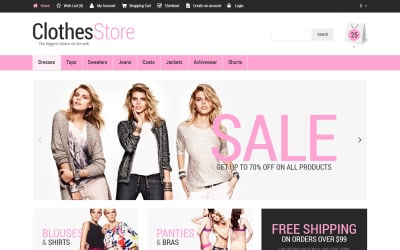 Kostenlose Responsive OpenCart-Vorlage für Modegeschäfte