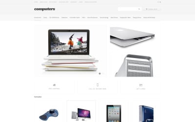 Modèle OpenCart réactif pour magasin d&amp;#39;informatique gratuit