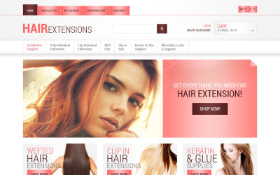 Šablona OpenCart pro kosmetický salon zdarma