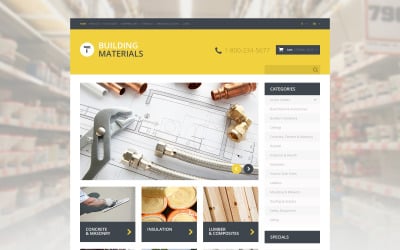 Бесплатный адаптивный шаблон OpenCart для ремонта дома