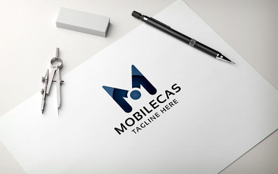 Mobilecas Litera M Profesjonalne Logo