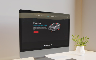 Rabbi | HTML5 -mall för bilar för landningssida för bilar