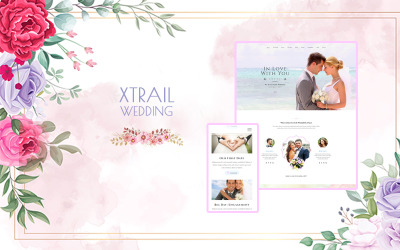 Xtrail Wedding - Din personliga WordPress -bröllopswebbplats