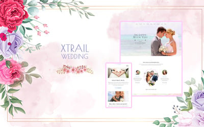 Xtrail Wedding - váš osobní svatební web WordPress