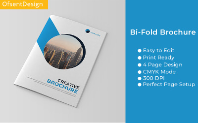 Bi-Fold Company Broschyr Design