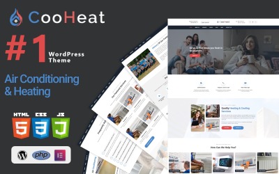 Cooheat - Motyw WordPress na temat klimatyzacji i ogrzewania