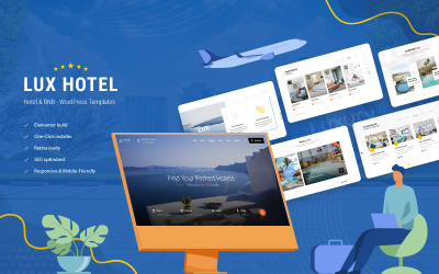 Hotel &amp;amp; BnB WordPress téma - LuxHotel