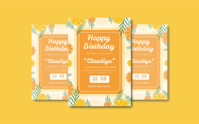 Summer Birthday Invitation