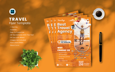 Travel flyer Template vol-10